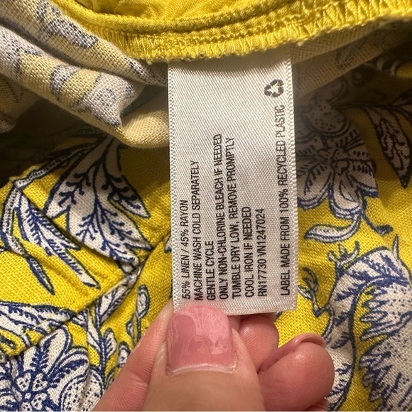 Universal Thread Pull On Linen Blend Elastic Waist Shorts Size 2X - Picture 4 of 9